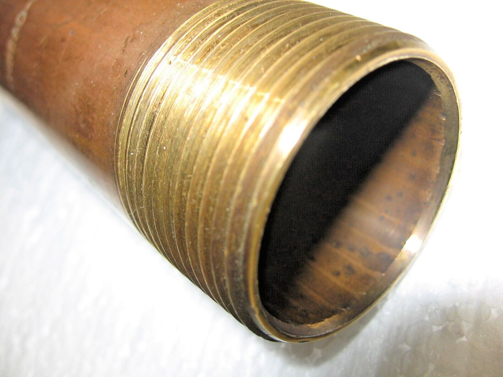 1-1/4″ x 6″ Red Brass Nipple 1.25′ Schedule 40 Threaded NPT