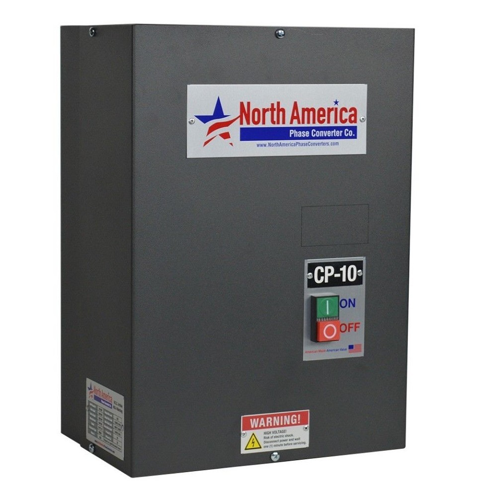 CP-10 Pro-Line 10HP Rotary Phase Converter Control Panel – Loaded with Features