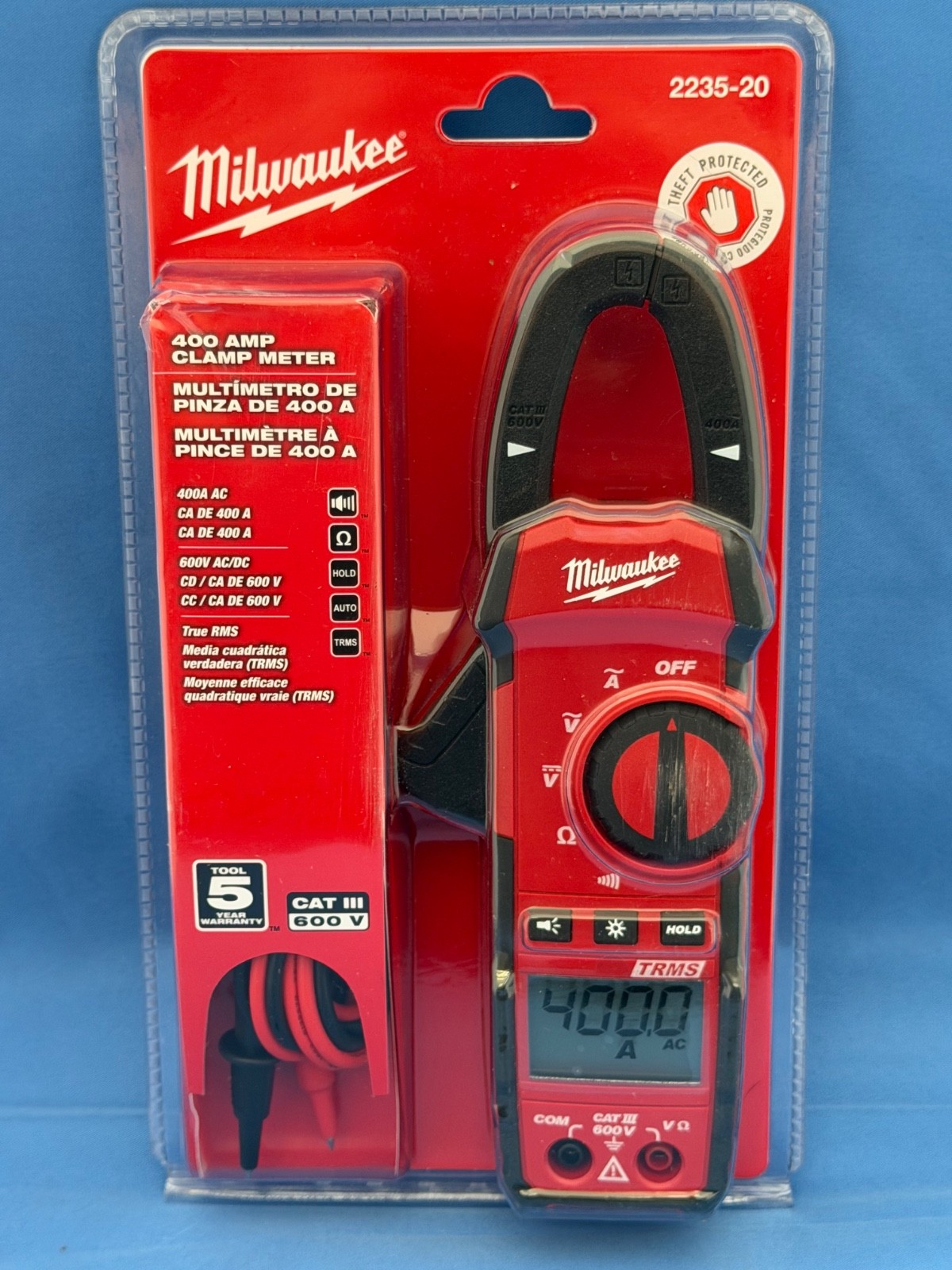 Milwaukee 2235-20 400 Amp Clamp Meter