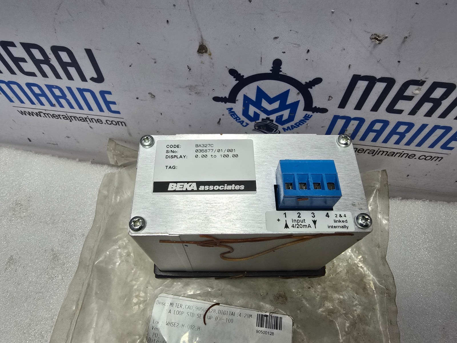 Beka BA327C 4 1/2 Digit Indicator Display 0.00 To 100.00