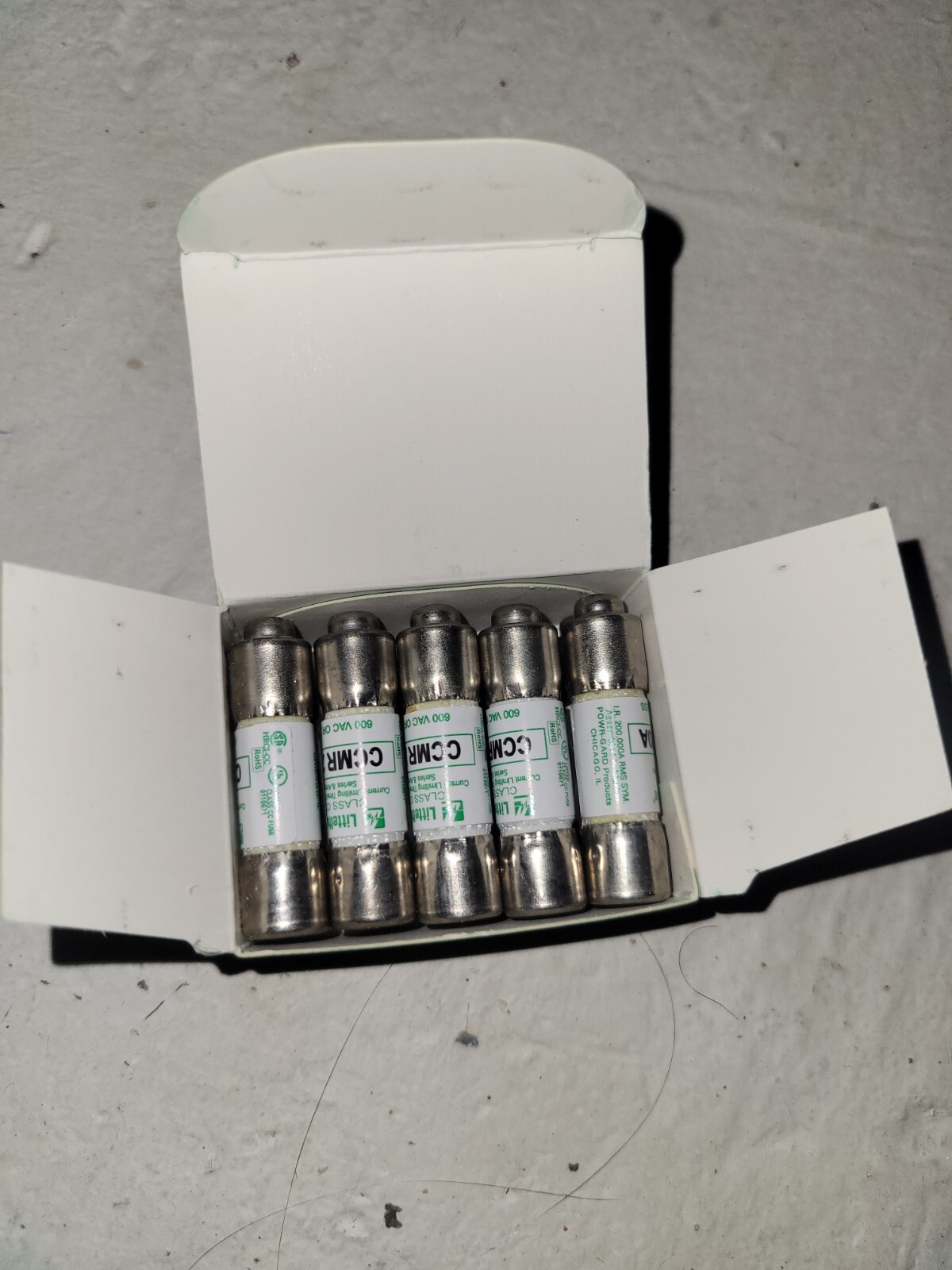 10*in box CCMR-10 Littelfuse 10 Amp 600V Time Delay Fuse CCMR10 Free Shipping US