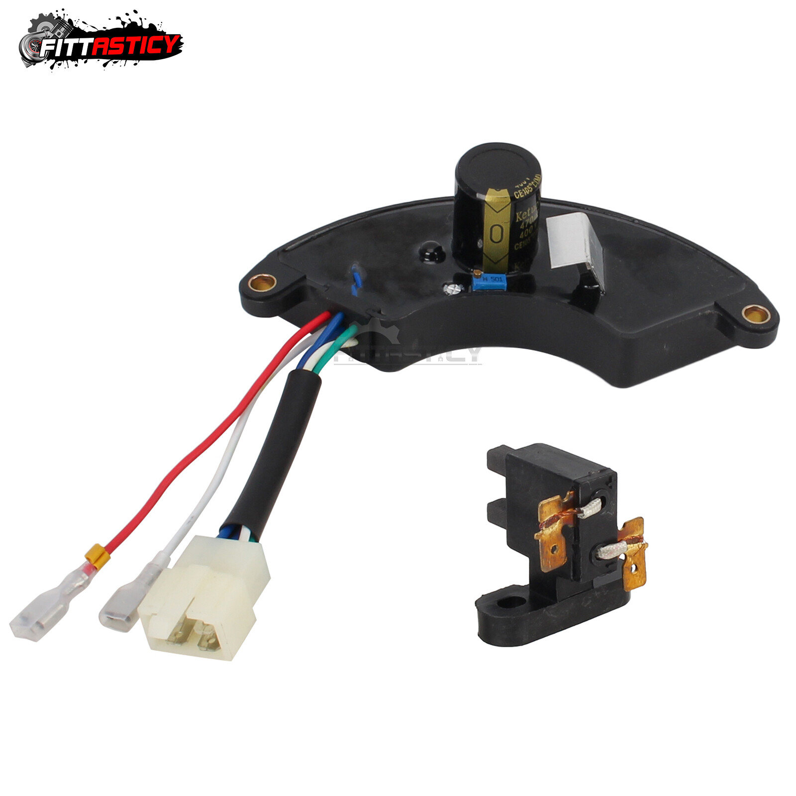 AVR Automatic Voltage Regulator For 3Kw-8Kw Generator Rectifier Half Moon Style