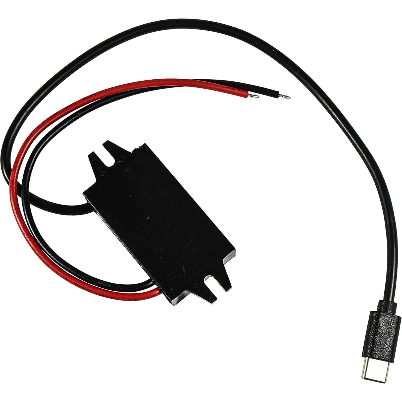 HQRP DC-DC Step Down Converter 12/24V to 5V 3A 15W with Type-C Male Connector