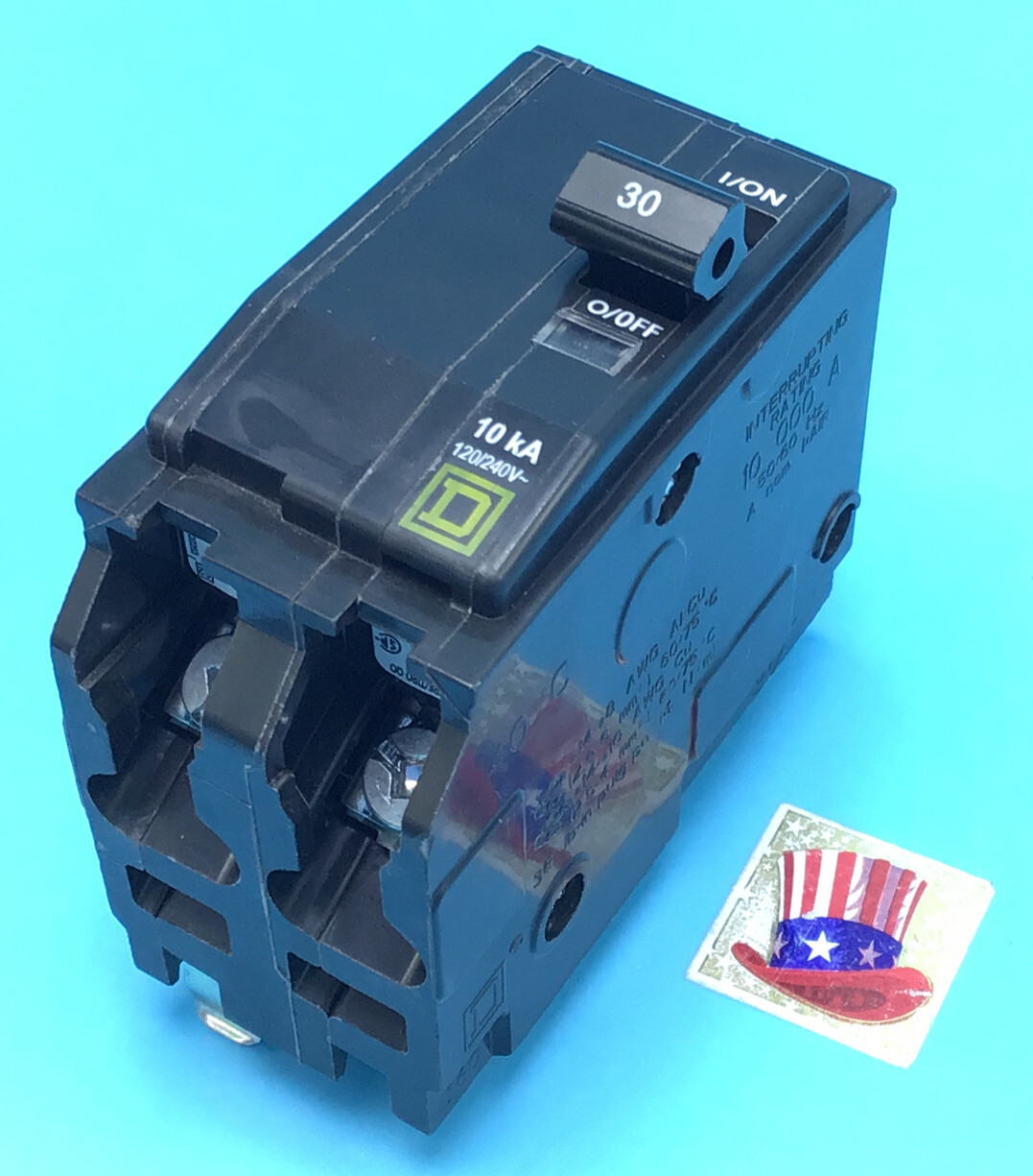Circuit Breaker Square D QO230 30 Amp 2 Pole 120/240V Plug-In