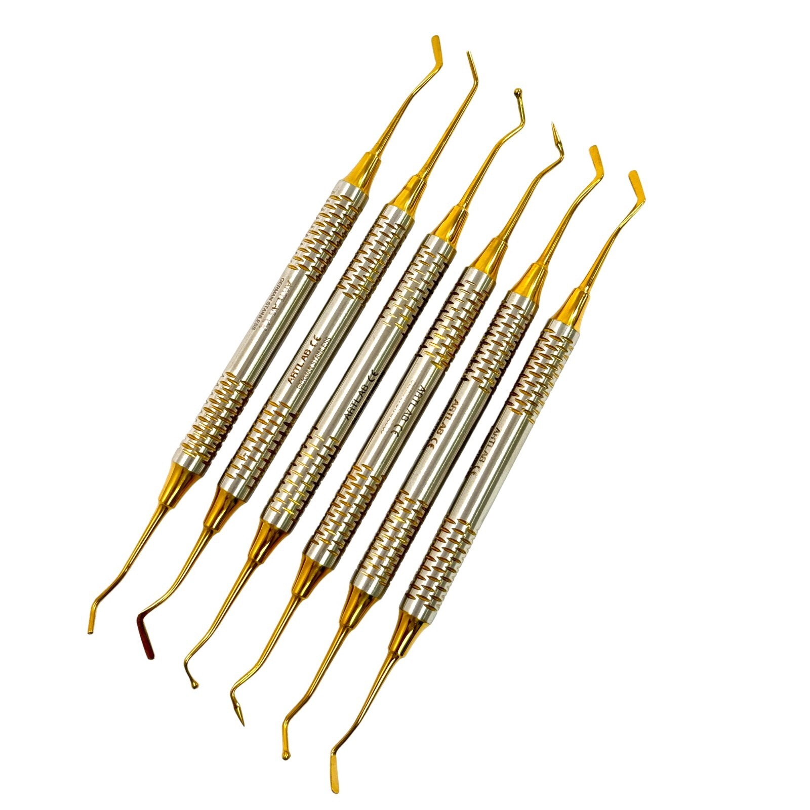 Dental Light Weight Titanium Coated Restorative Composite Filling Instruments CE