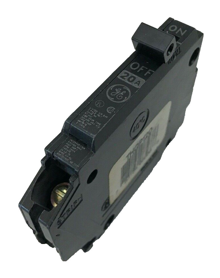 GE THQP120 Plug In Mount Type THQP Feeder Molded Case Circuit Breaker 1 Pole 20