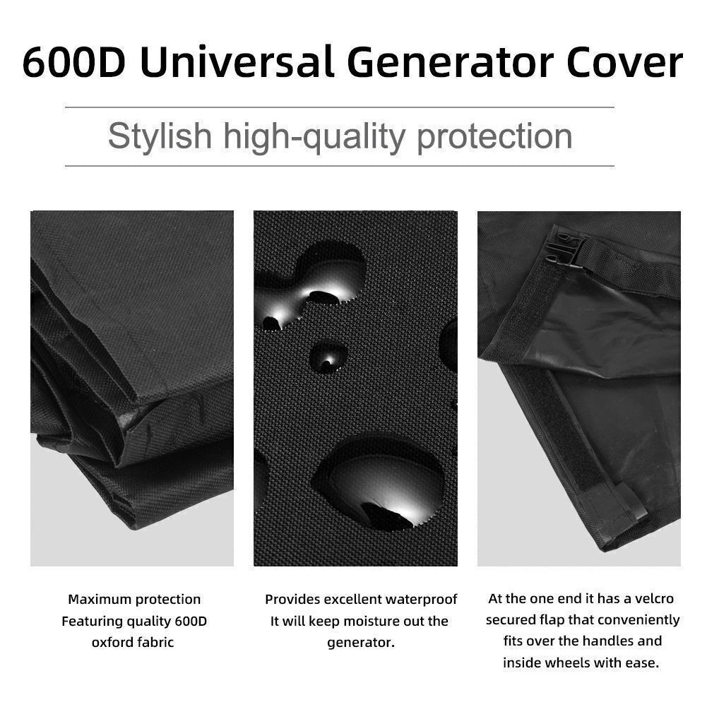 Generator Cover While Running Heavy Rain Universal Waterproof Dustproof Protect