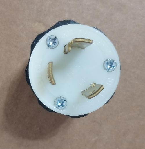 NEW Leviton 2621-CS 250 VAC, 30 A, 0.52 to 0.93″ Cord Locking Plug Free Ship