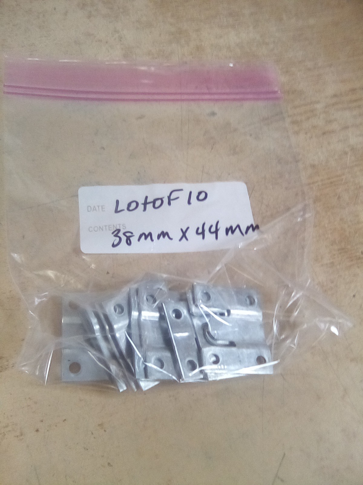 Lot Of 10 Flush Mount Brackets 38mm X 44mm