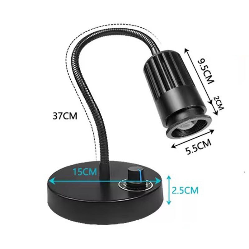 150W Table lamp energy adjustable air-cooled UV curing lamp 365nm/395nm/405nm