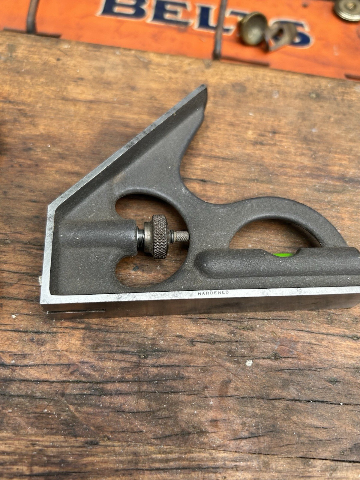 VINTAGE STARRETT 3 PIECE COMBINATION SQUARE. FAST FREE SHIPPING