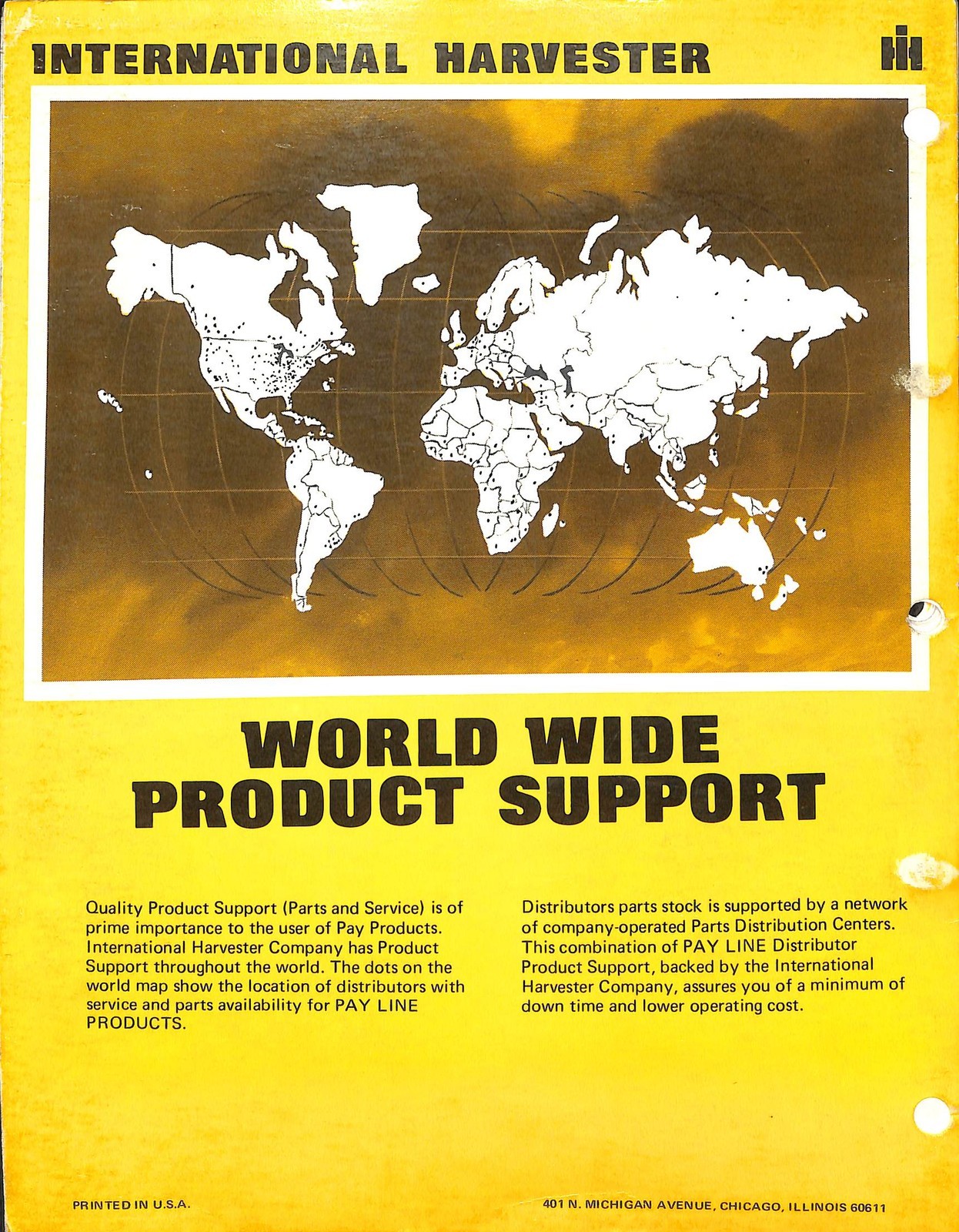 International Harvester 175C Pay Loader Operator’s Manual OM-L-175C-3 1977