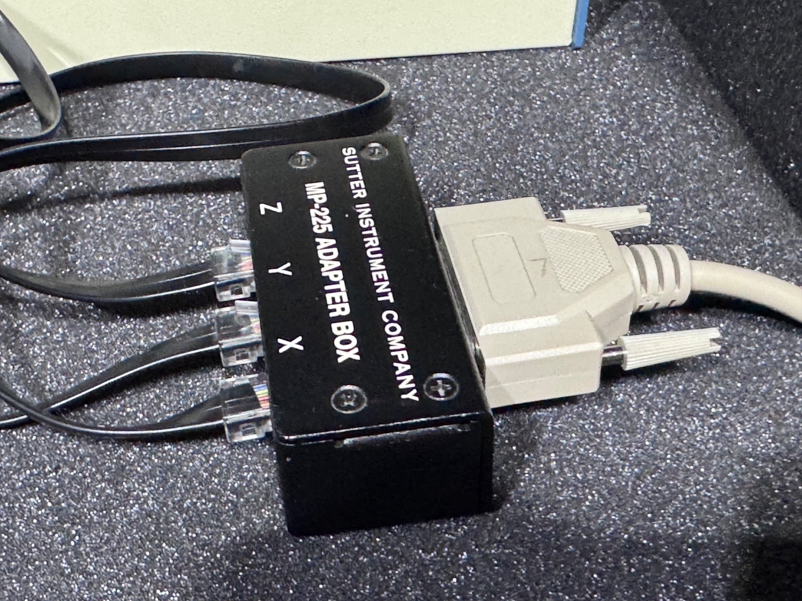SUTTER INSTRUMENT MPC-200 Controller with MP-225 MICROMANIPULATOR and ROE-200