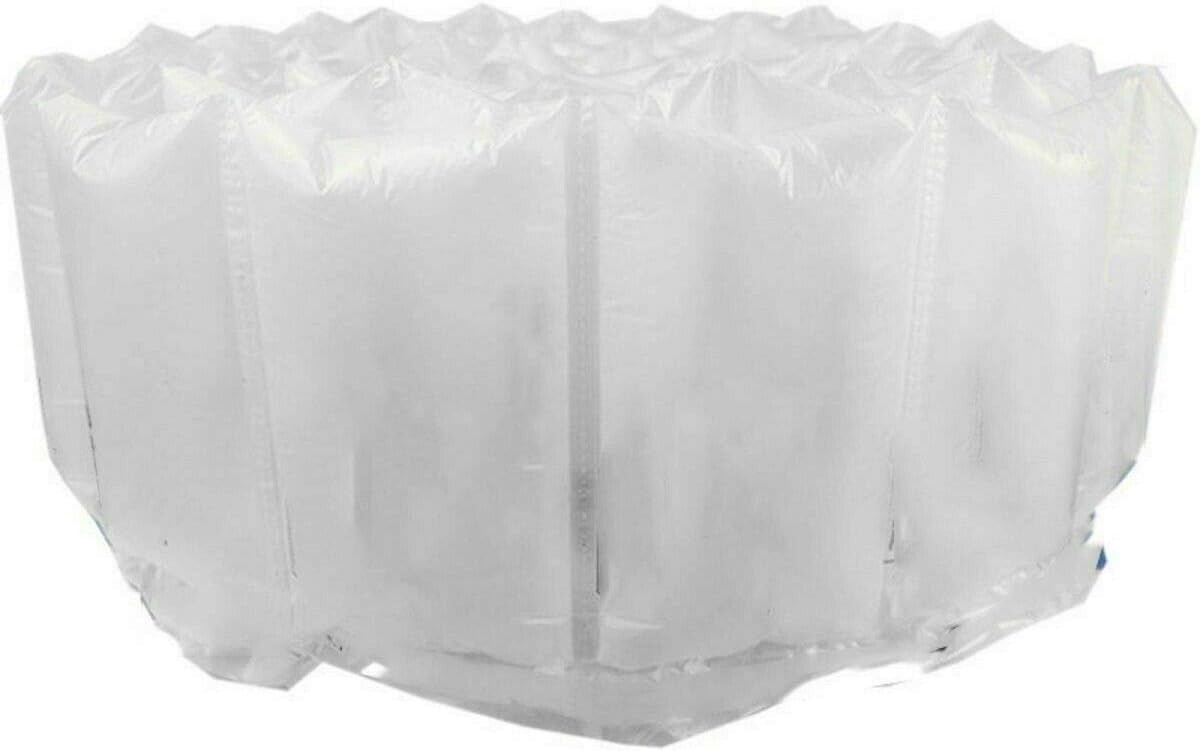 2 Rolls Air Pillow Film 8x4x2000ft Cushion Void Fill Shipping 1.2 Mil 2″ Core