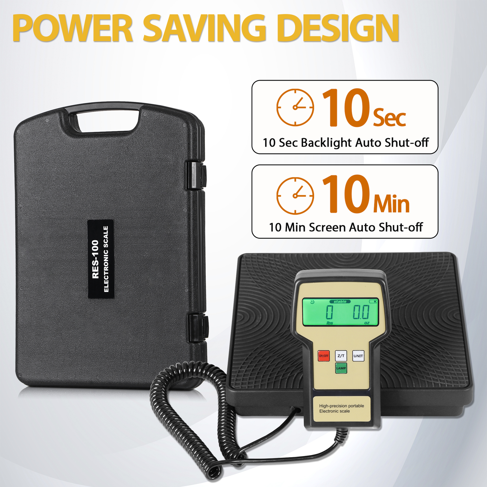 Electronic Refrigerant Charging Scale 220LB Digital HVAC A/C Refrigerant for HVA