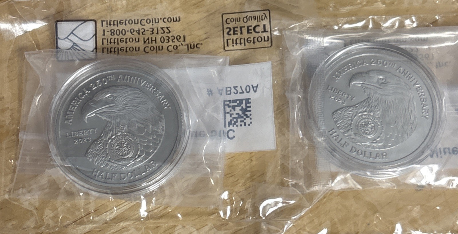 2023 Intolerable Act Niue 50c Proof Like Lot Of Two Beautiful Coins Littleton