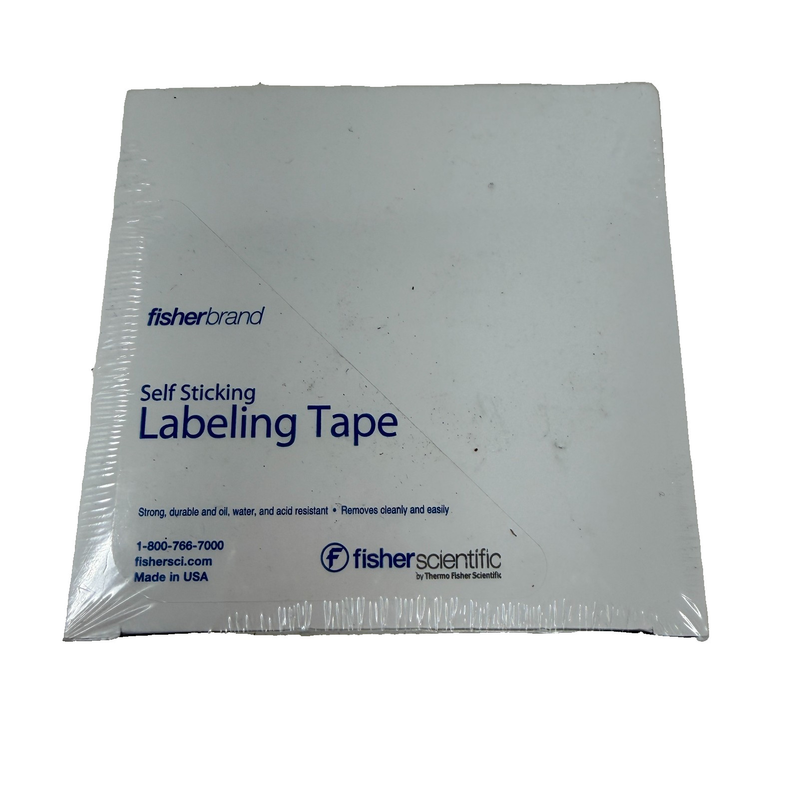 Fisherbrand 1590110R Self Sticking Labeling Tape 12 Rolls/Case Made in USA – New