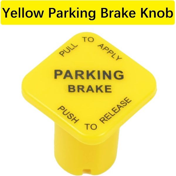 Parking Brake and Trailer Air Supply Mv-3 Knob Yellow & Red Replace 298818 29881