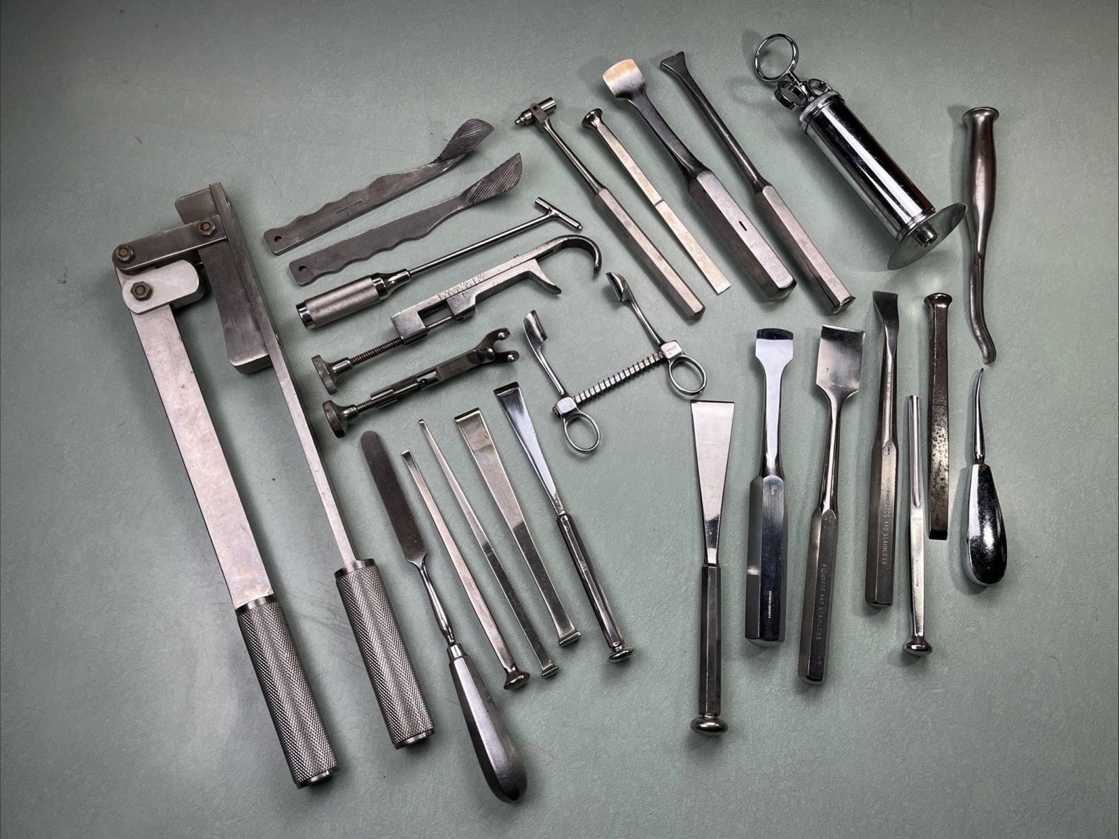 Stainless Surgical Tool Orthopedic Chisel Richards 440 Zimmer Germany & More