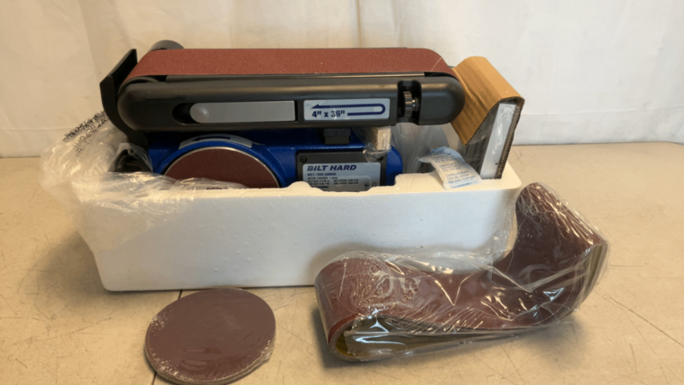 Bilt Hard 4»x36» Belt Sander With 6-Inch Disc