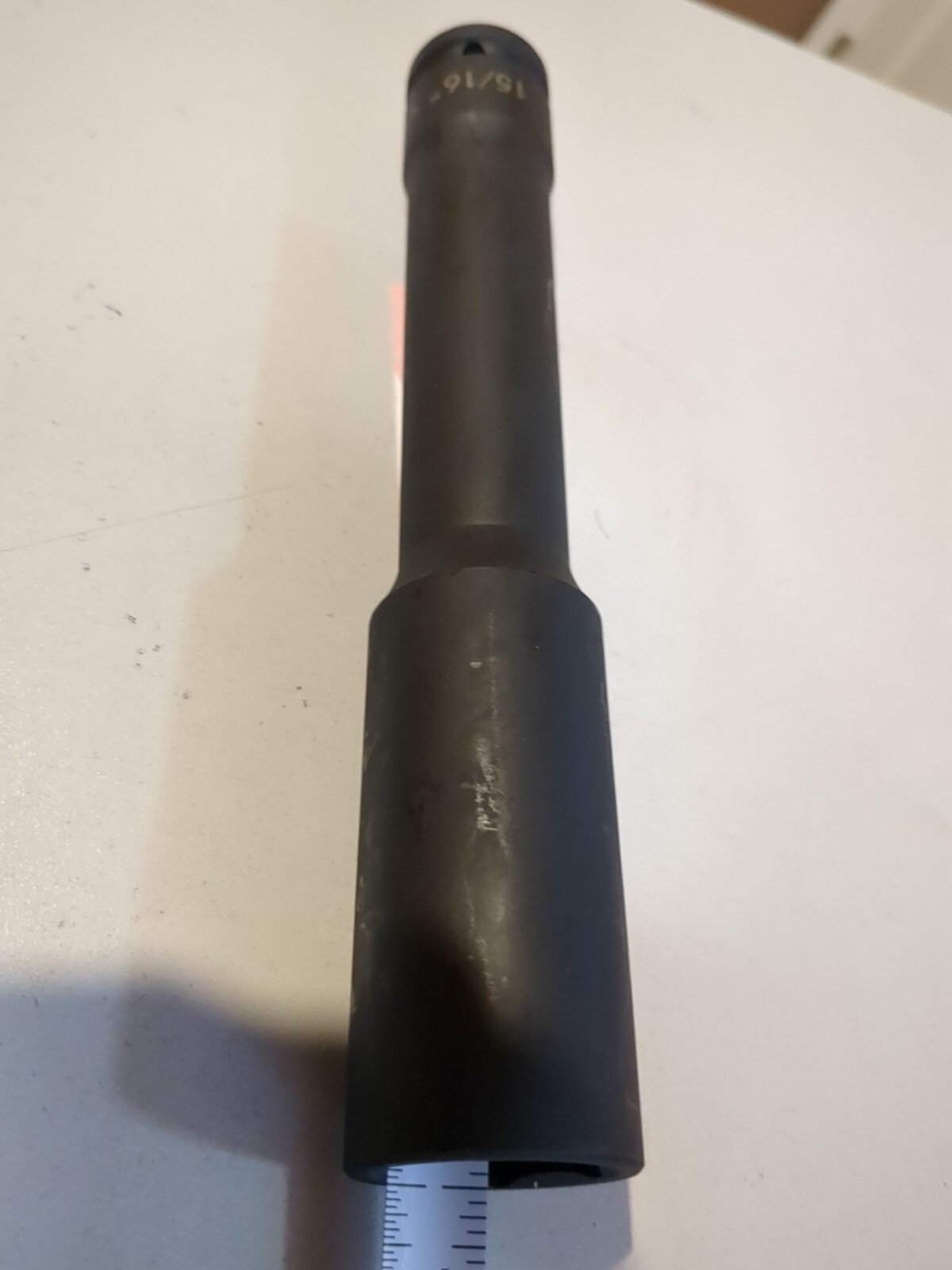 Nut Buster 1/2″ Drive x 15/16″ Nut, Extra Deep Impact Socket. 8” long