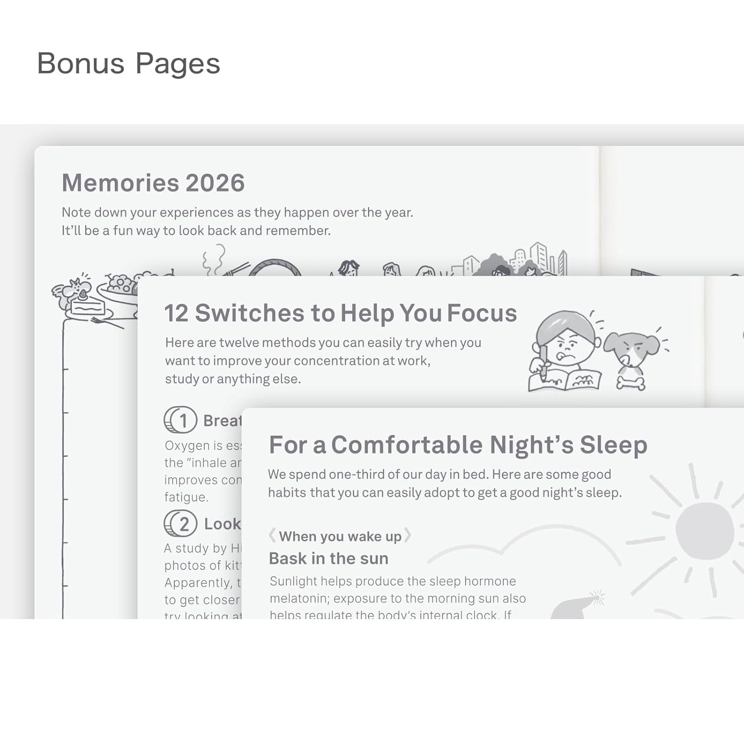 Hobonichi Techo 2026 Original Book – A6, English, Daily, January Start, Monday S