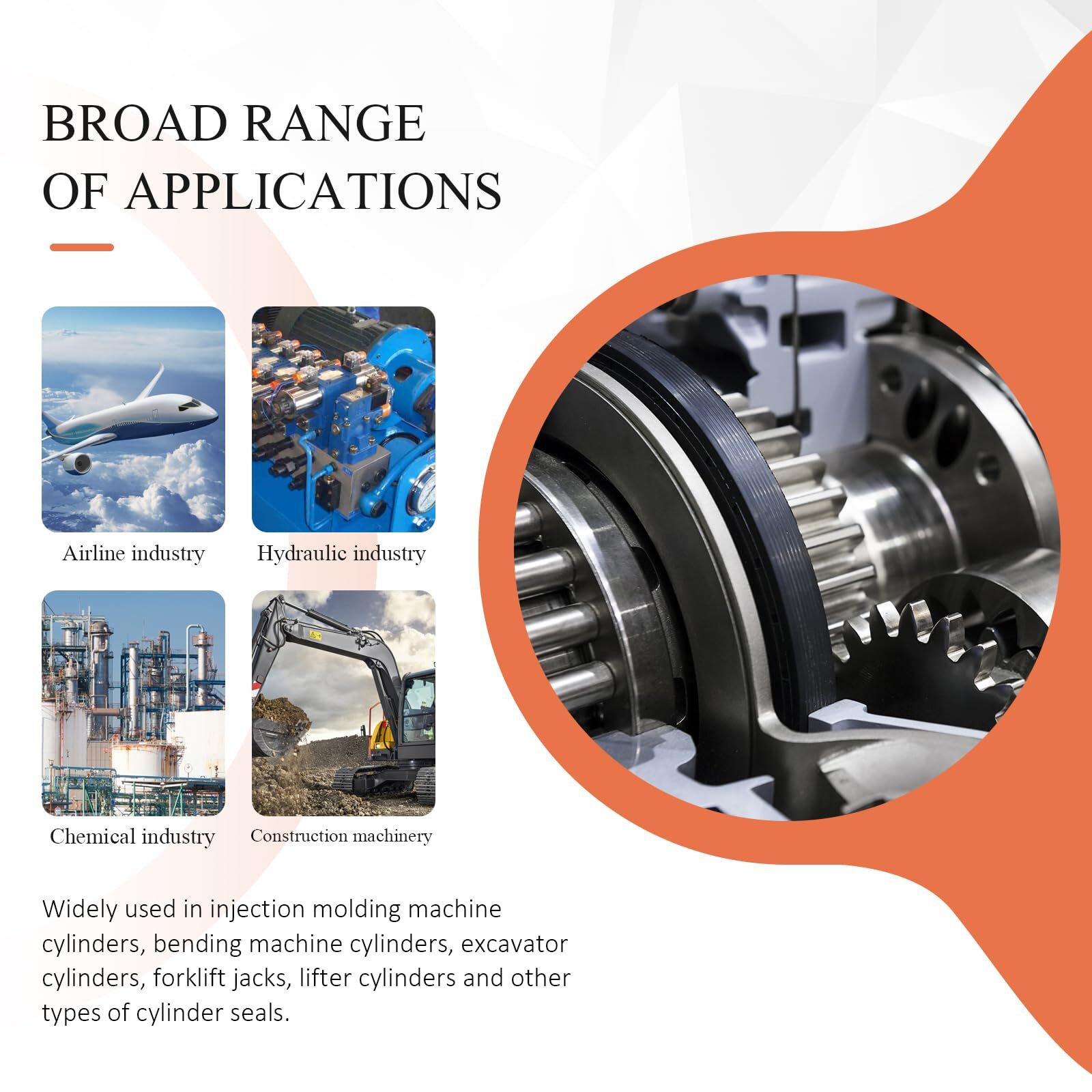 NBR Rotary Shaft Oil Seal /Lip Seal Nitrile 36mm to 38.1mm Shaft pick your size