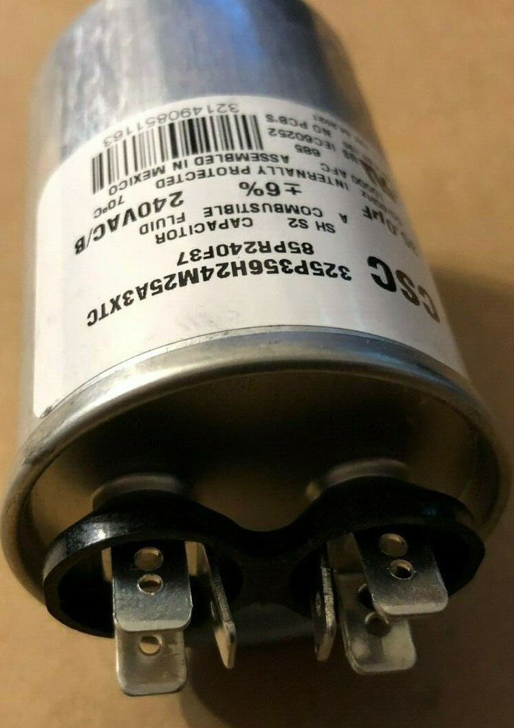 CSC CAPACITOR 325P356H24M25A3XTC 35.0UF +/-6% 240VAC/B 85PR240F37