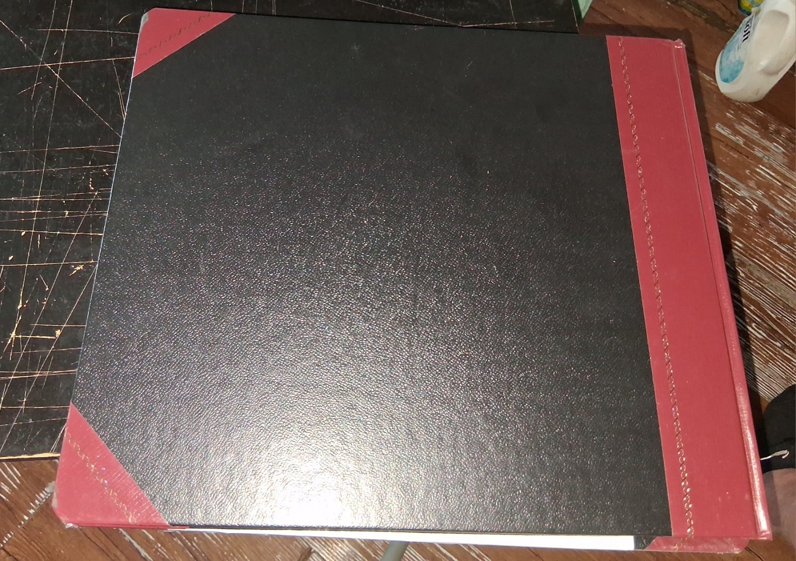 Pair (2) Boorum & Pease Columnar Book 36 Column Black Cover, 150 Pages (2515036)