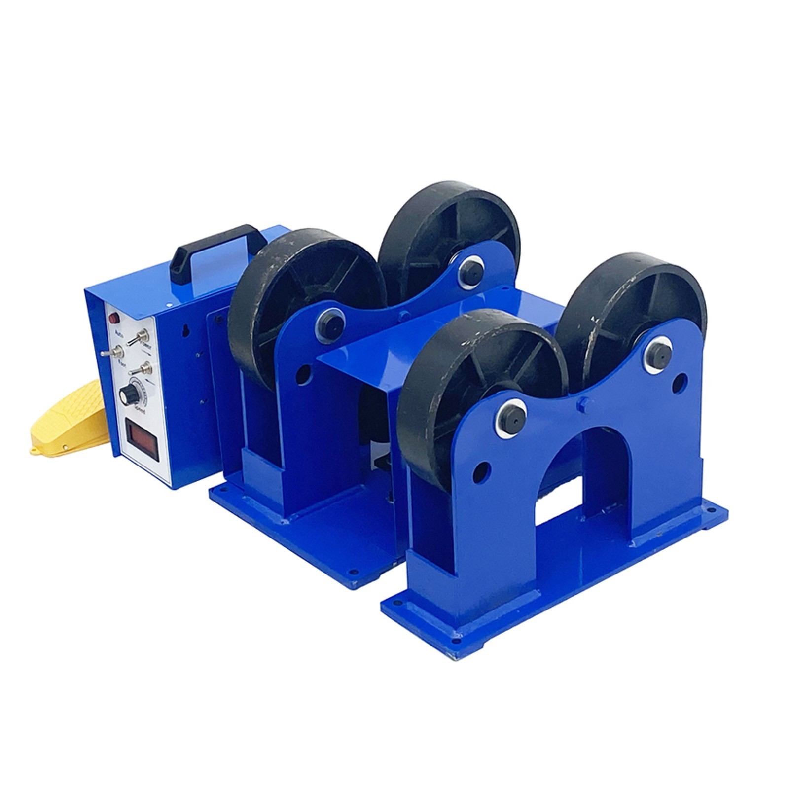 1T Iron Wheel Welding Tank Turning Rolls 110V Welding Support Positioner Roller