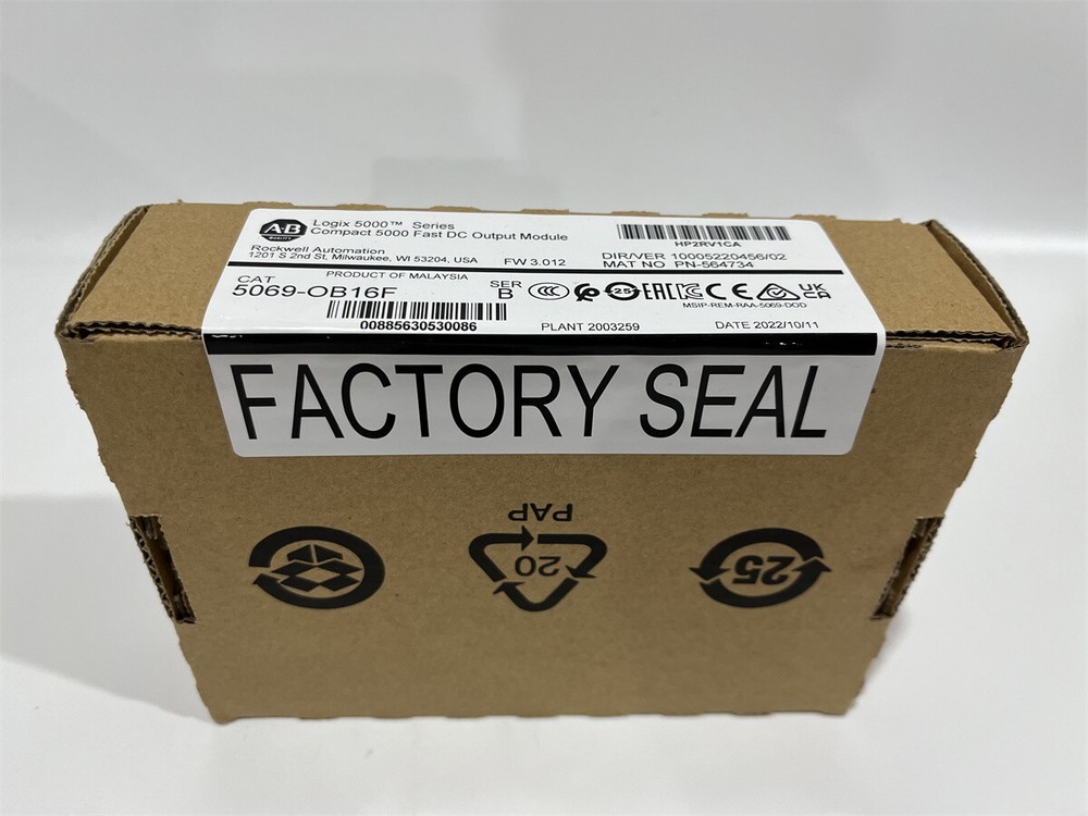 New Sealed Allen Bradley 5069-OB16F 5069 Compact I/O 24V DC Output US Free Tax