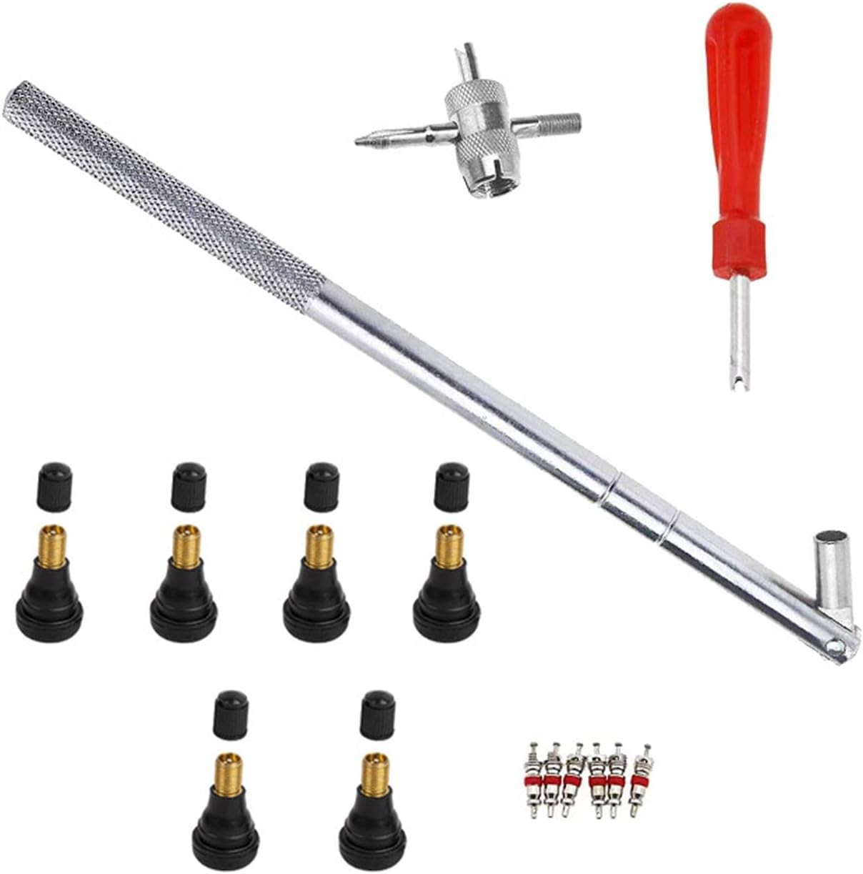 Tire Valve Stem Tool Puller and Installer Kit, Remover and Inst Color: Style B