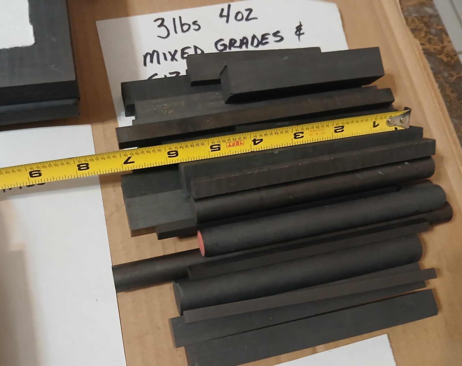 HUGE LOT SINKER EDM GRAPHITE 45 lbs rounds plate block EC 15 4 14 HK6 Cu Copper