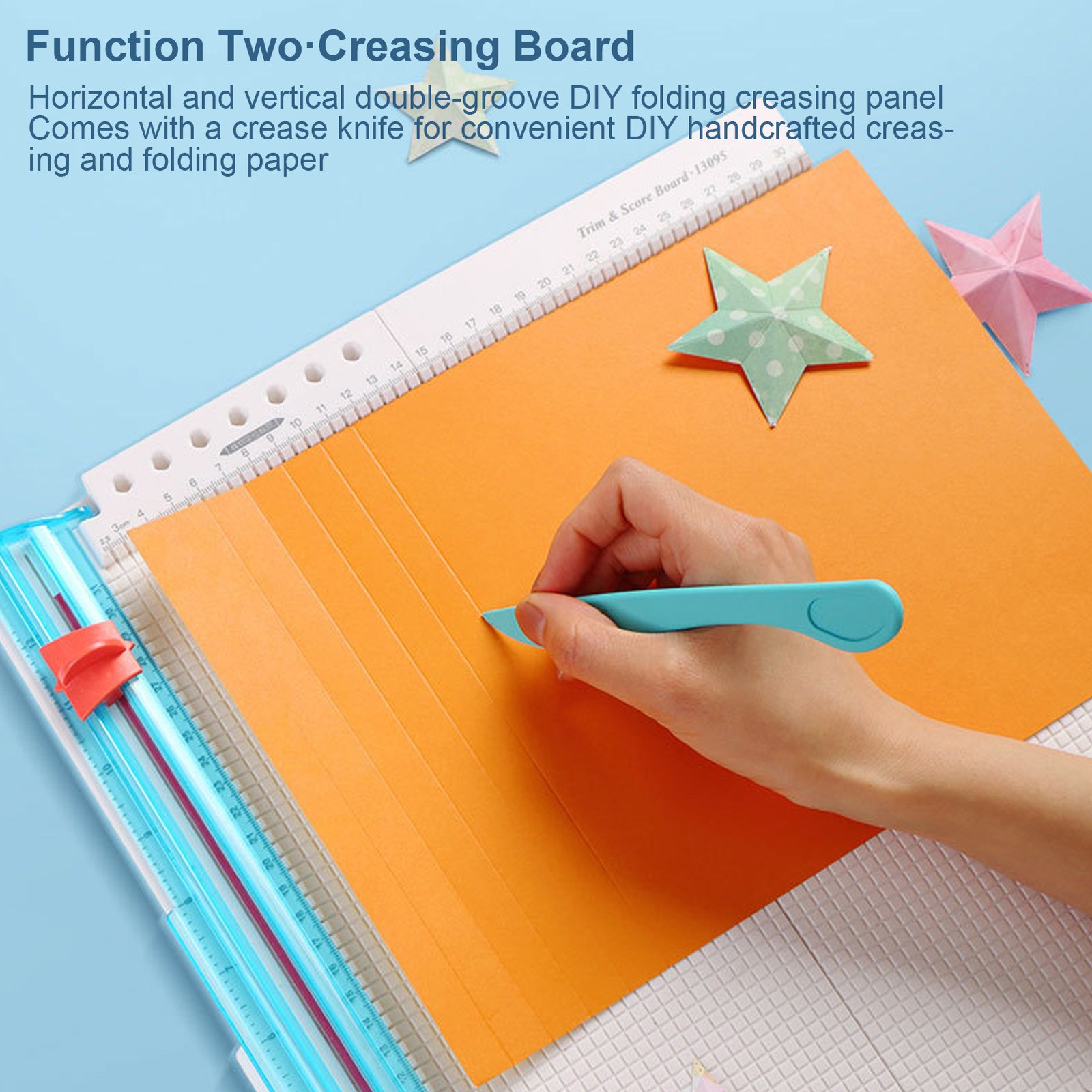 12.2in Paper Trimmer Scoring Board Craft Paper Cutter Folding Scorer 7 In 1 NY