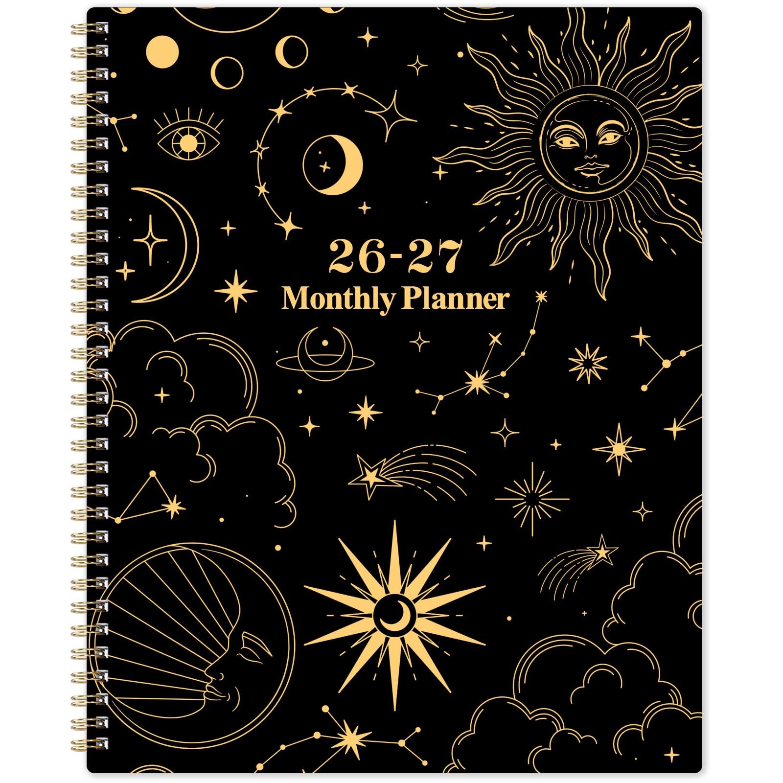 2026-2027 Monthly Planner 2 Years Monthly Calendar, Twin-Wire Spiral Bound