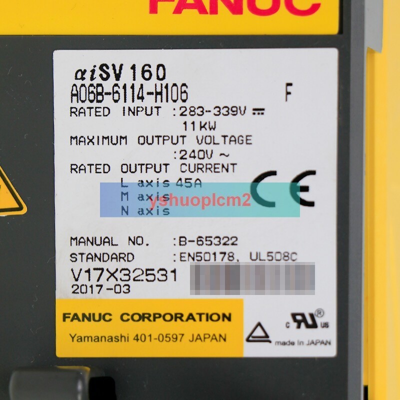 NEW Fanuc Servo Amplifier A06B-6114-H106 Tested OK with 6 Months Warranty