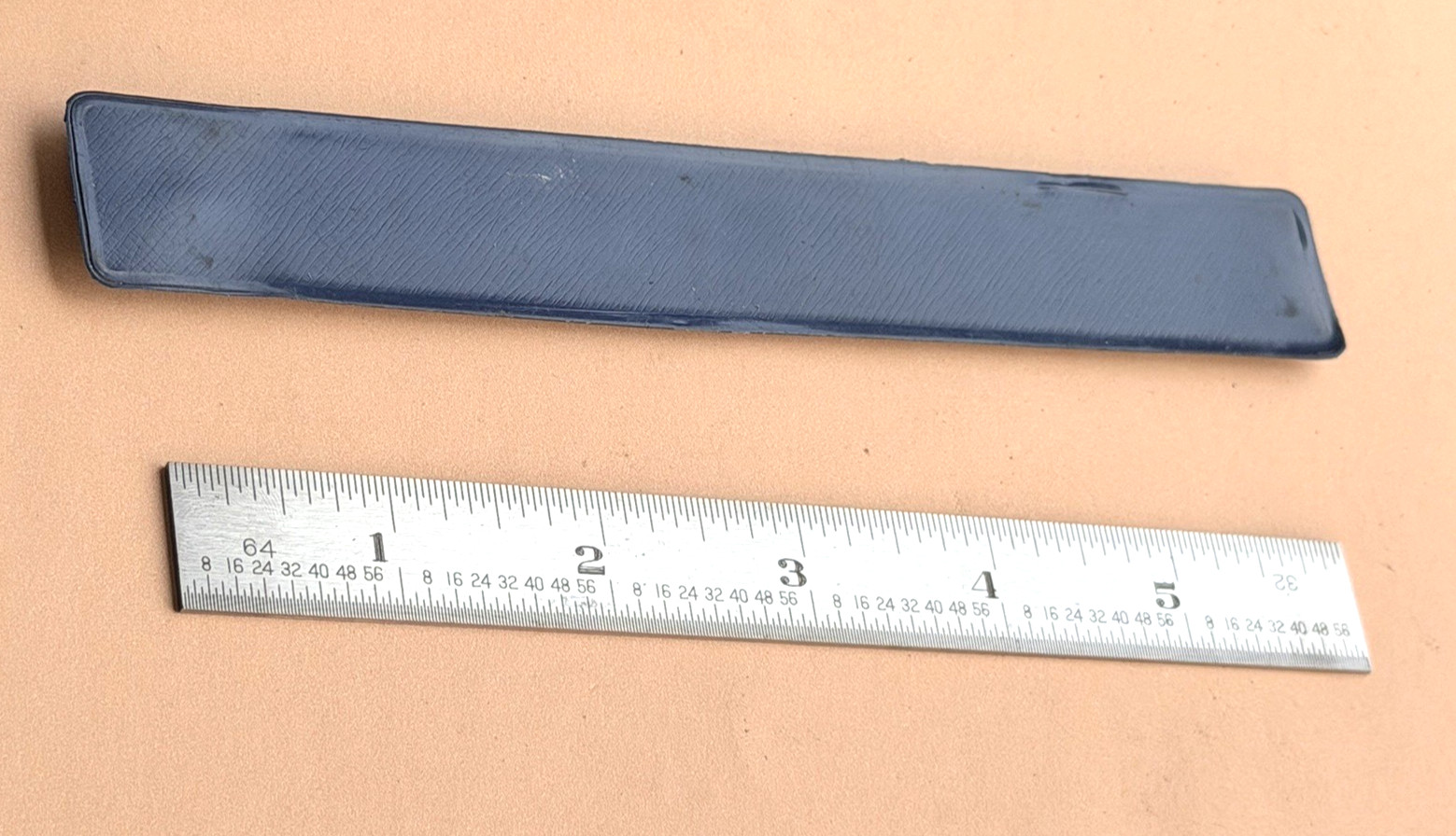 Brown & Sharpe No.315 6” Long Spring-Tempered Steel Rule W/Inch Grad. USA Made