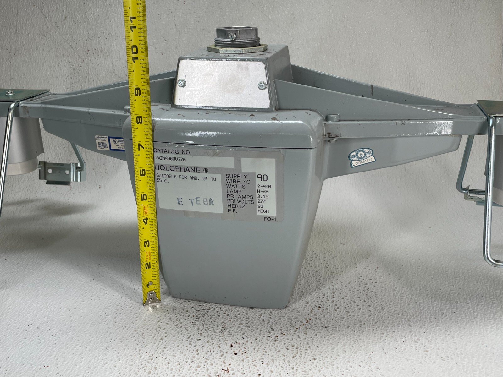 HOLOPHANE TWIN-400MV-27-A Twin Series High Bay, 277V, (2) 400W, 60Hz