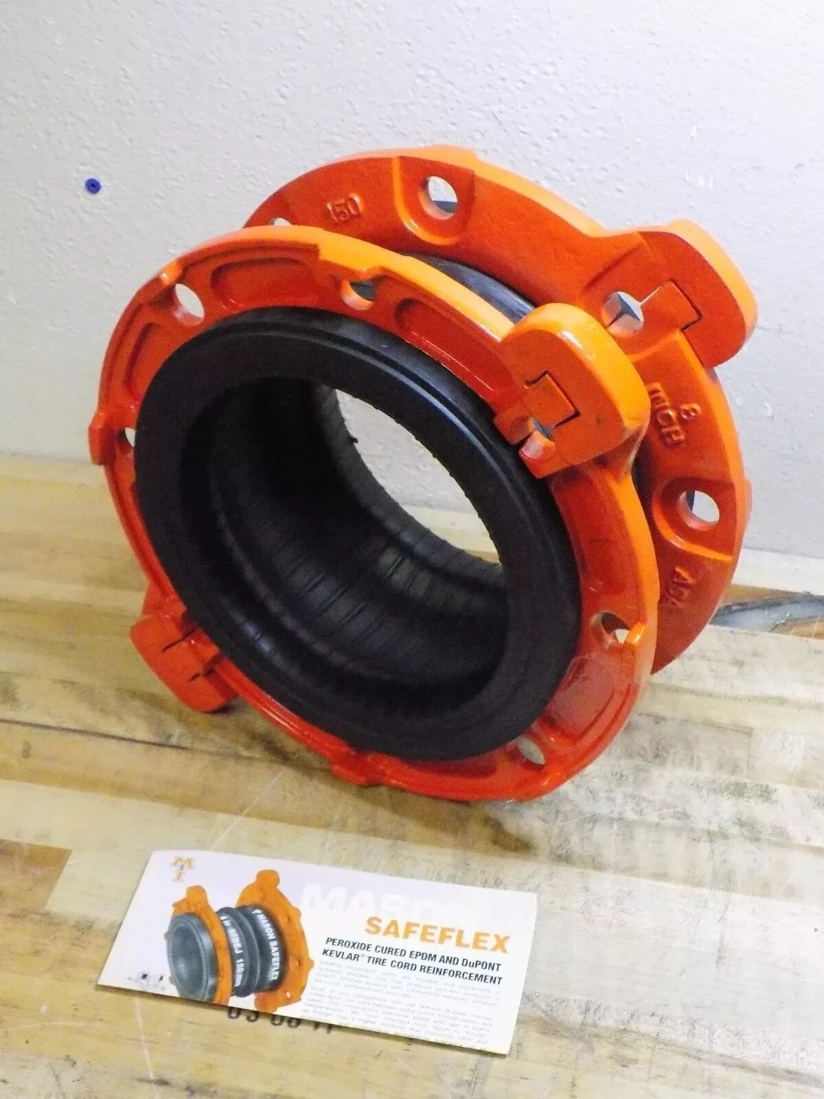 NEW Mason SafeFlex Pipe Expansion Joint SFEJ 11/2″ 40mm 4 in 100mm ( a1-4a)