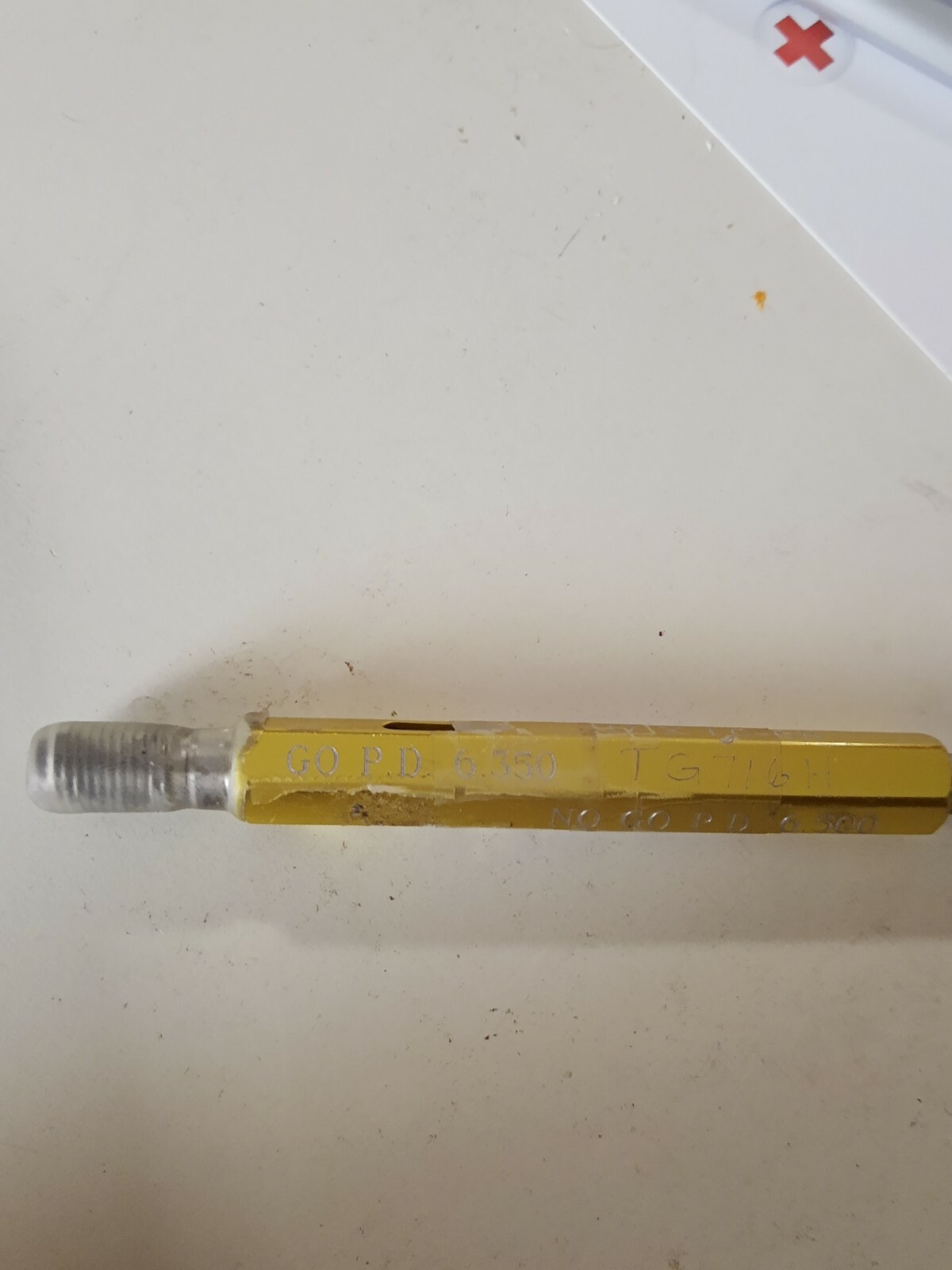 M7- 1.0-6H Plug Gauge Go/No Go PD’s: 6.350- 6.500