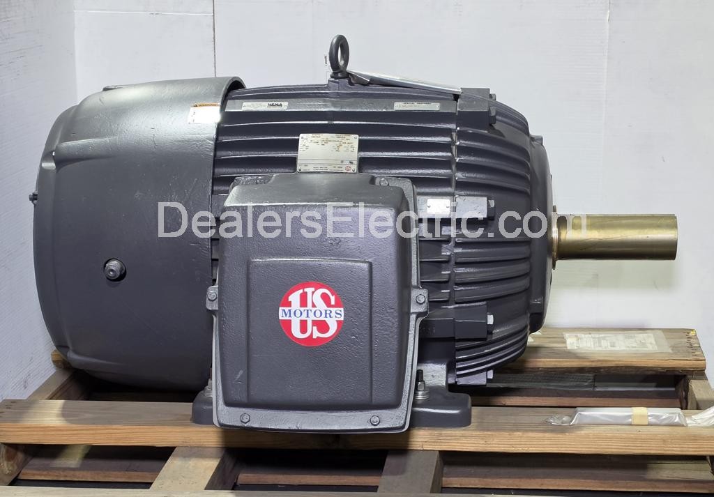 U.S. 100 HP 1200 RPM TEFC 460 VOLTS 444T FRAME IEEE841 3 PHASE MOTOR 8P100P3C