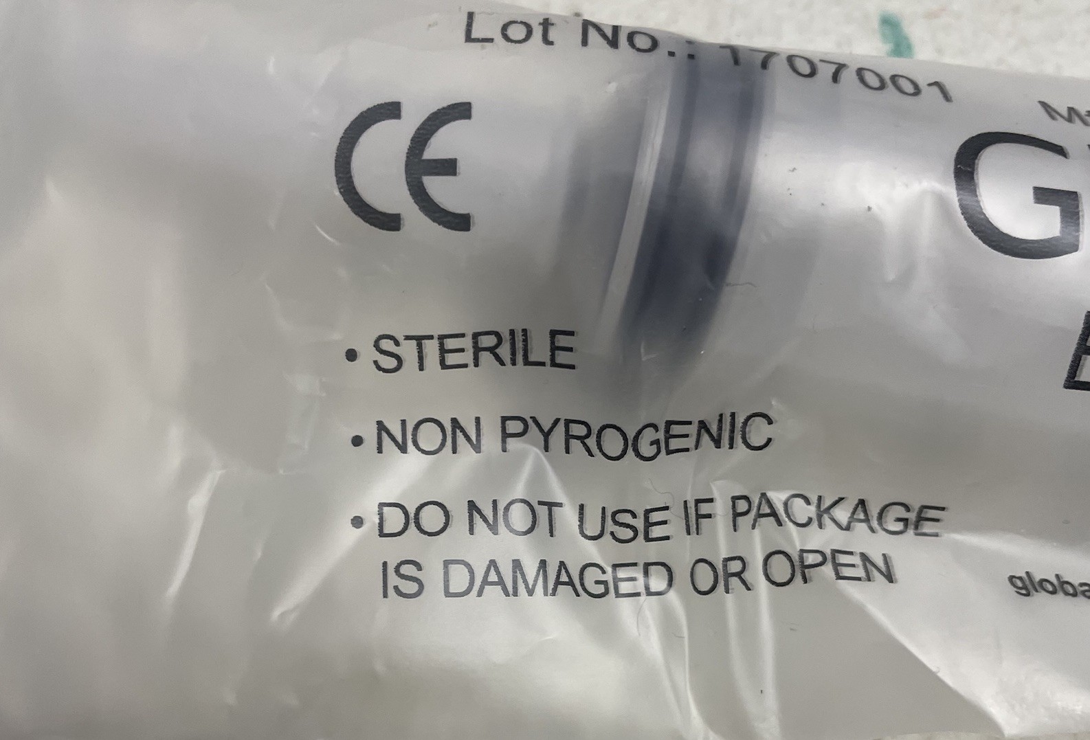 Global Easy Glide Syringe 60ml/cc Sterile Single Use Catheter Tip Qty.5 – New