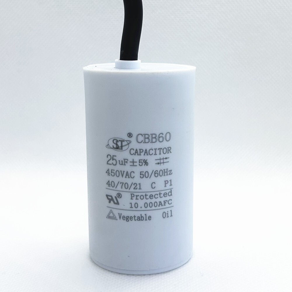 450v 2.5-100 μF CBB60 START RUN MOTOR CAPACITOR WATER PUMP COMPRESSOR (WIRE)