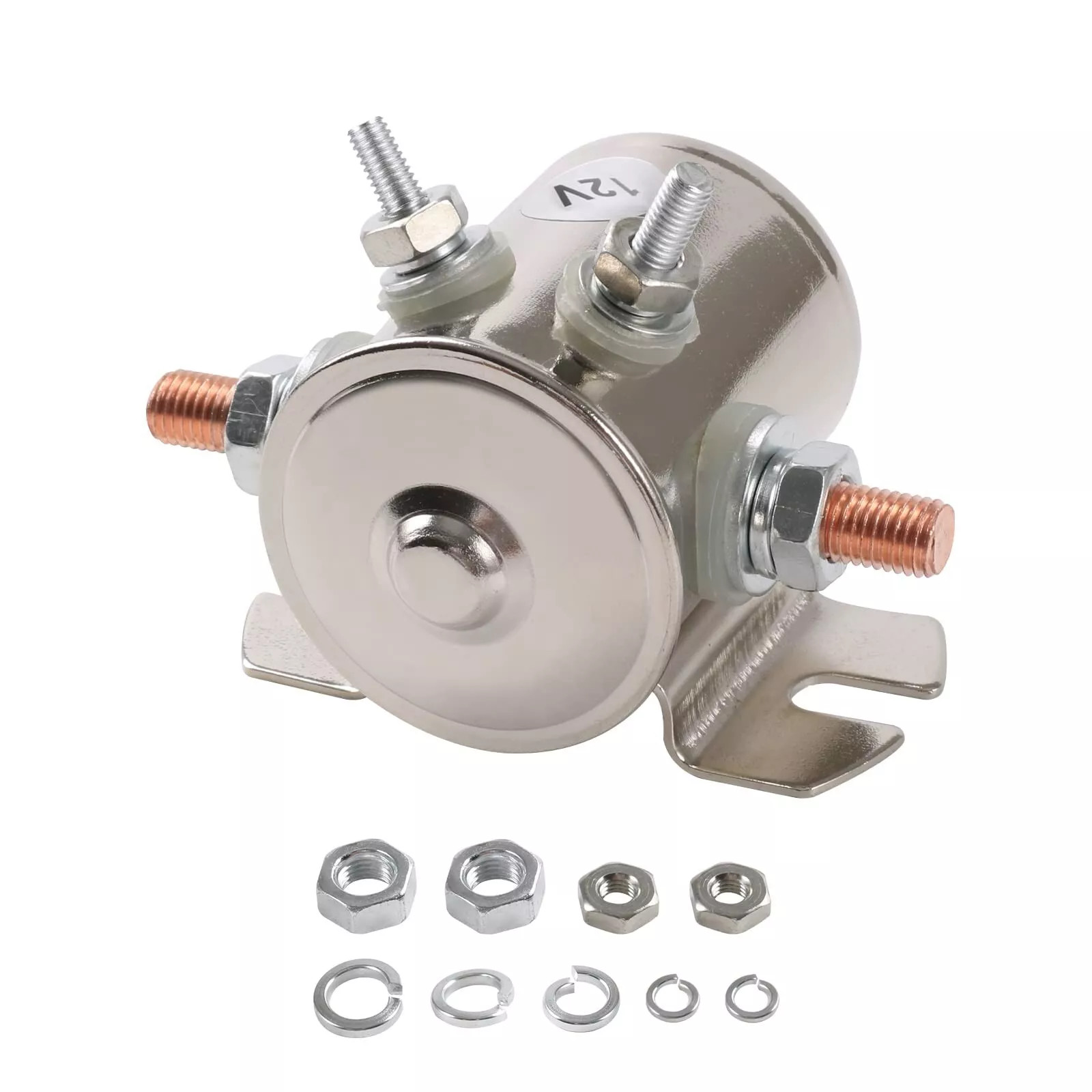 300A 12 Volt Heavy Duty Continuous Solenoid Relay 4 Terminal Golf Cart Marine