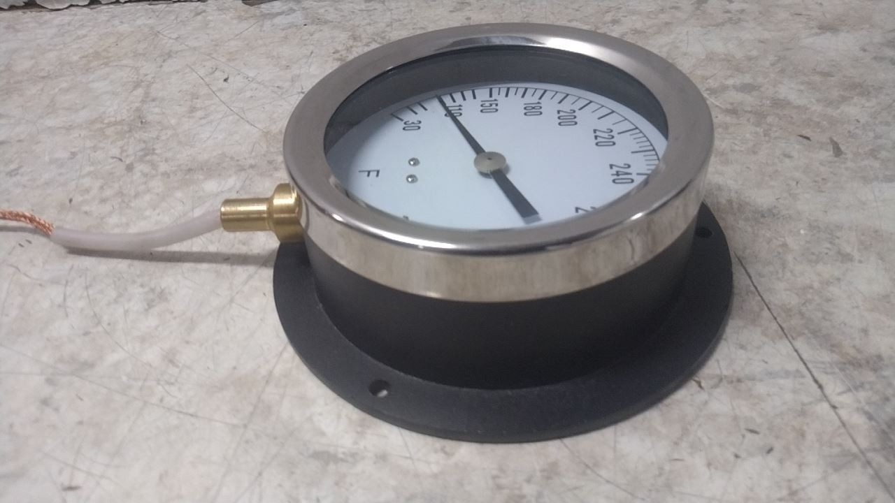 Brand Name 12U662 30 to 300 Degrees F Analog Panel Mount Thermometer