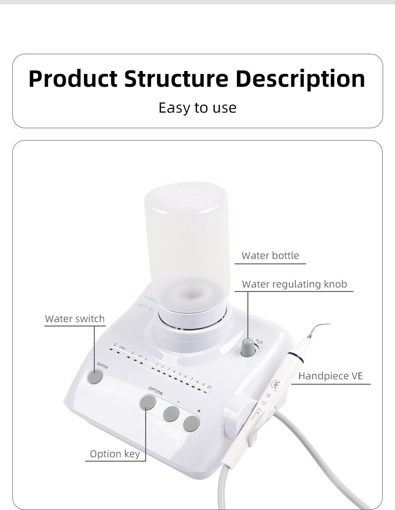 Dental Ultrasonic Piezo Scaler 2 Bottles Fits EMS Cavitron Woodpecker Handpiece