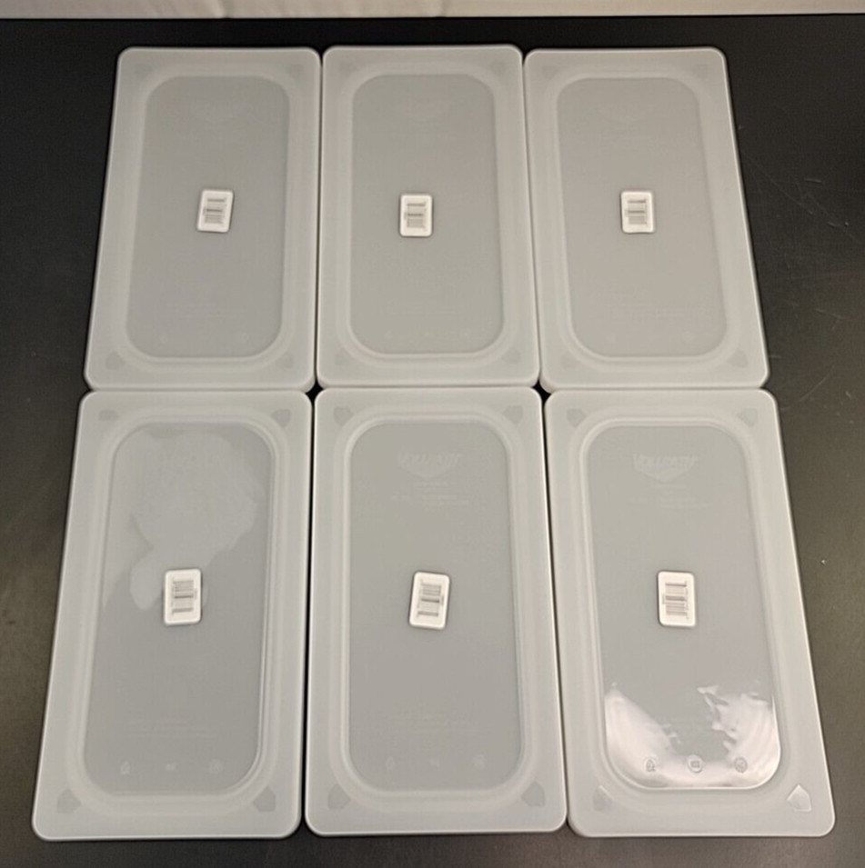 (6 Pack) Vollrath 52432 Super Pan V 1/3 Size Flexible Steam Table Hotel Pan Lid