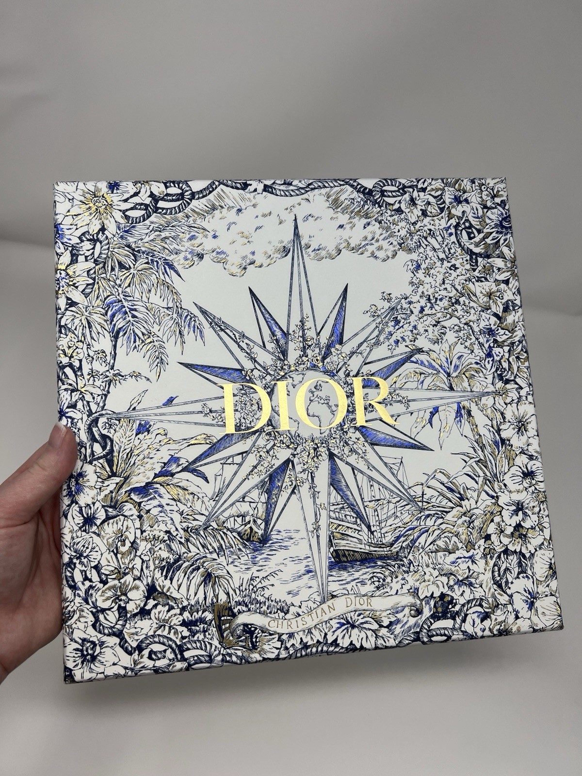 Christian Dior Toile de Jouy Large Gift Box with Notebook