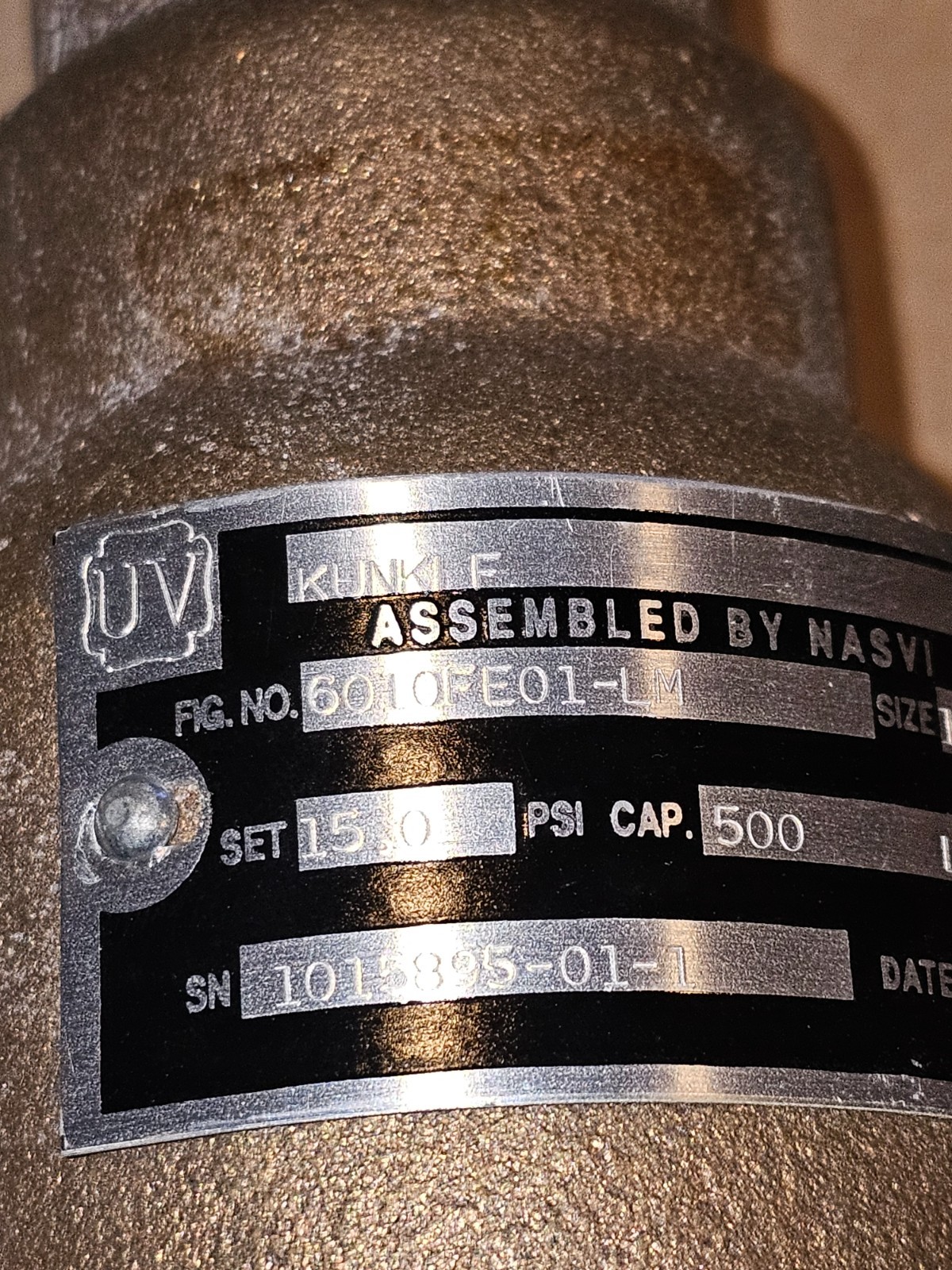 KUNKLE 6010FE01-LM / 6010FE01LM SET 15.0 500 LB/H