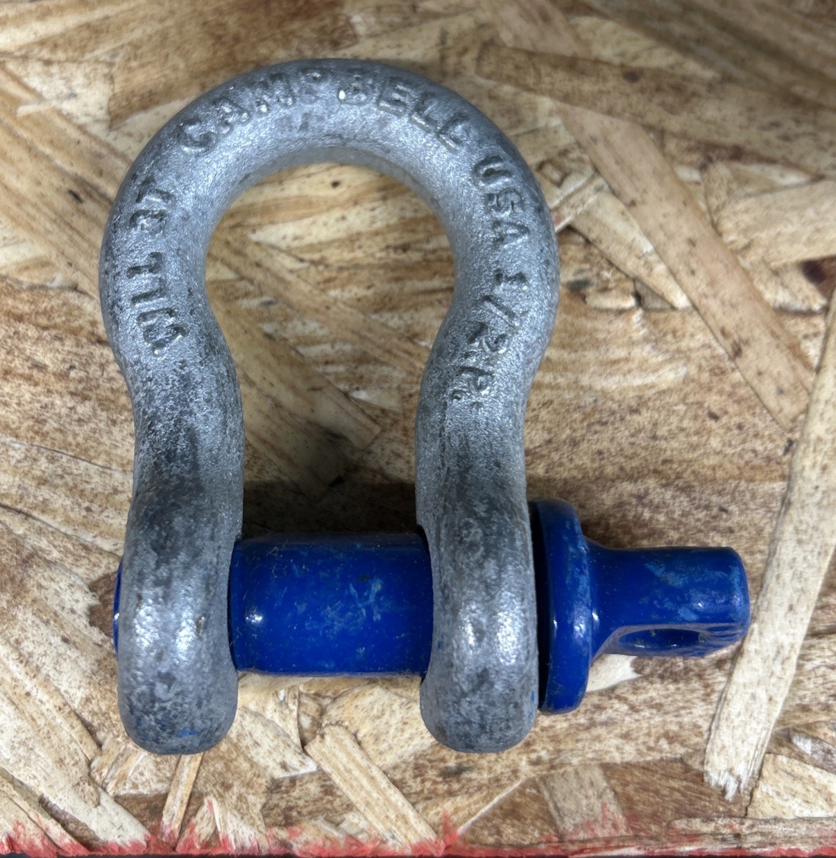 Campbell 1/2″ Galvanized Screw Pin Anchor Shackle – 5410835 – 2T WLL
